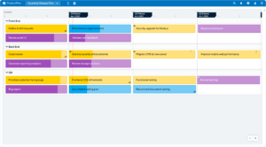 Quarterly Release Plan Template by ProductPlan